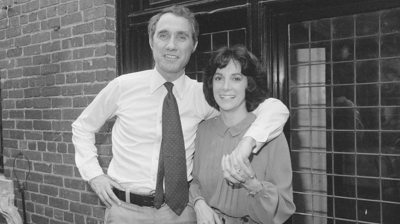 Edward Mezvinsky and Marjorie Margolies pose together