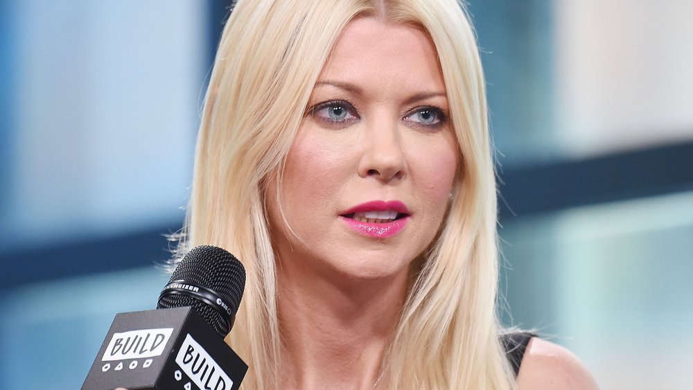 Tara Reid looking annoyed 