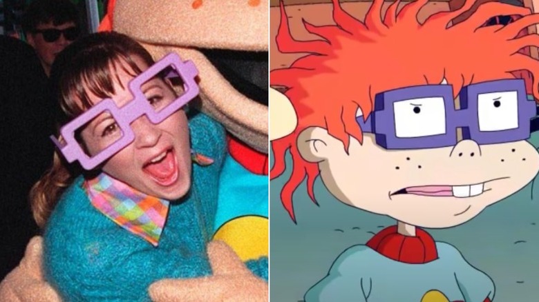 Christine Cavanaugh smiling big, Chuckie from "Rugrats"