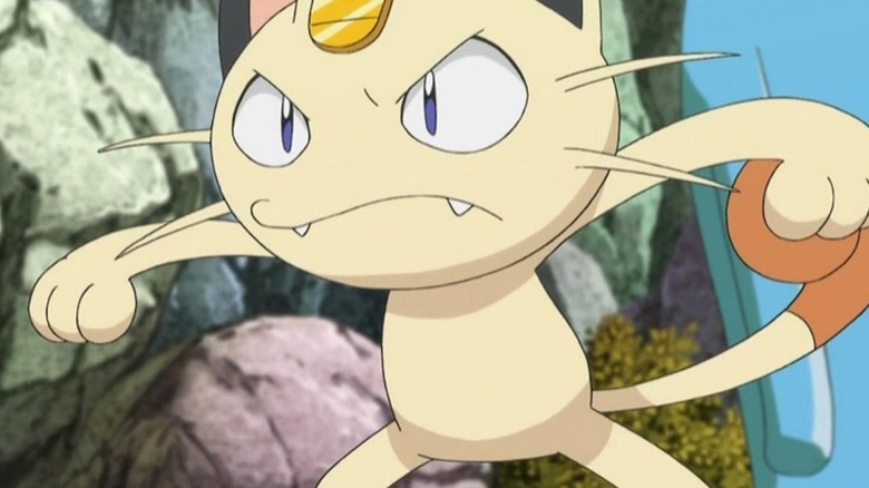 Meowth in the "Pokemon" anime