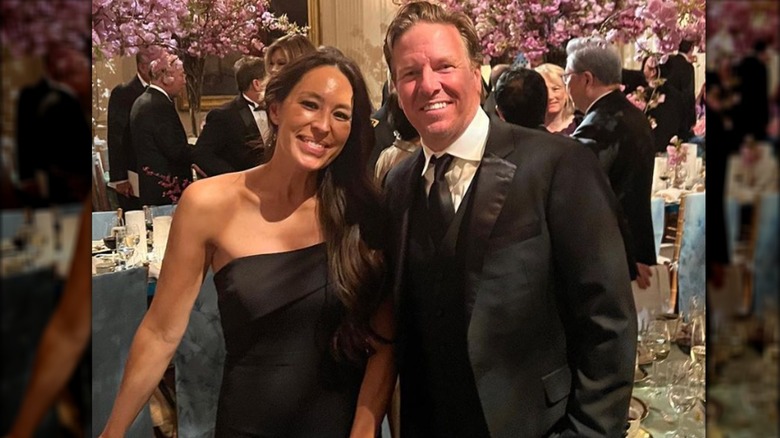 Chip Joanna Gaines black tie