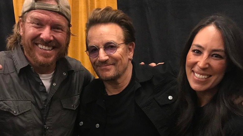 Chip Joanna Gaines smiling Bono