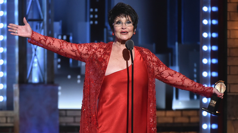 Chita Rivera red dress 