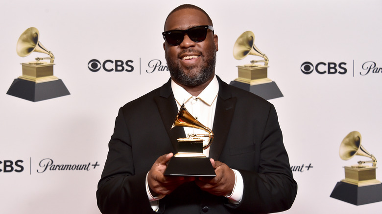 Robert Glasper with a Grammy