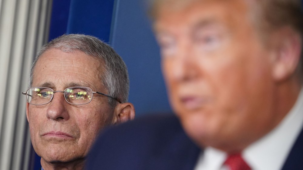 Donald Trump and Anthony Fauci