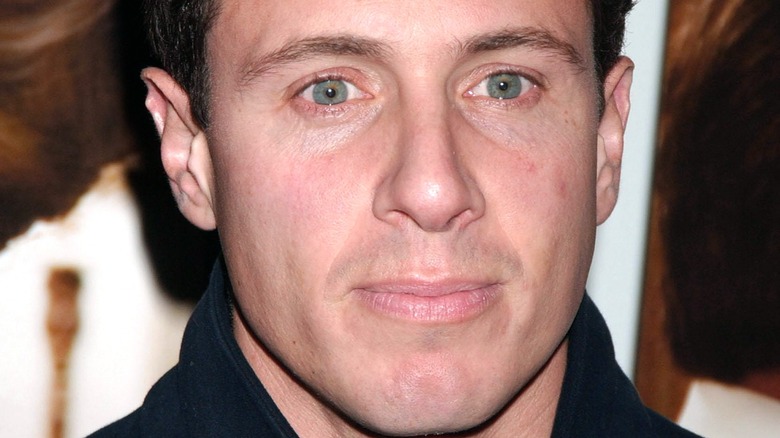 Chris Cuomo looks wide-eyed at a movie premiere