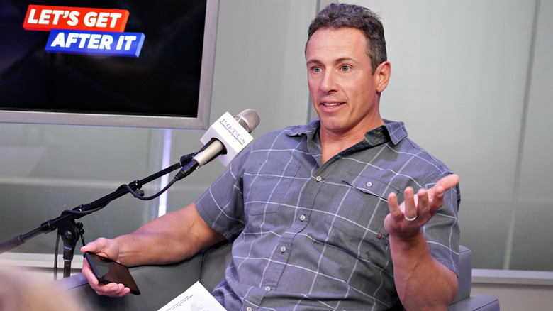 Chris Cuomo speaking on a radio show