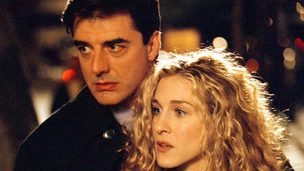 Carrie Bradshaw and Mr. Big on Sex & The City