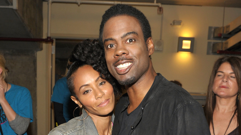 Jada Pinkett Smith with Chris Rock