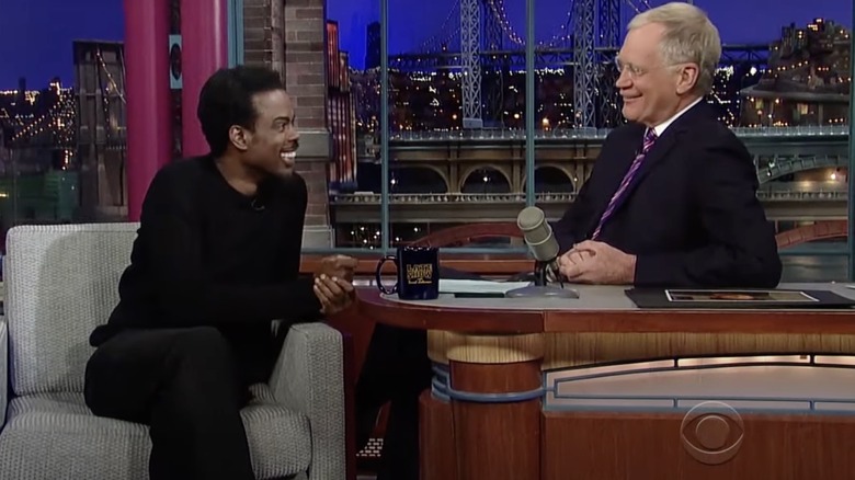 Chris Rock and David Letterman