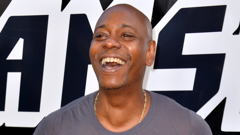 Dave Chappelle laughing