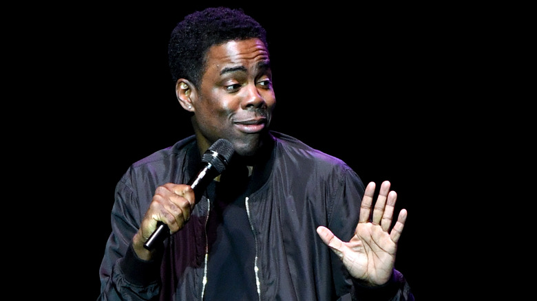 Chris Rock performing stand up 