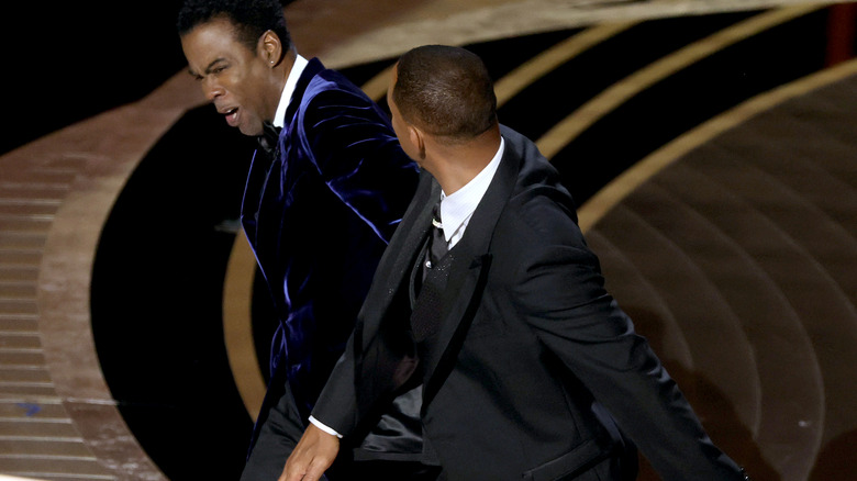 Will Smith slaps Chris Rock at the 2022 Oscars