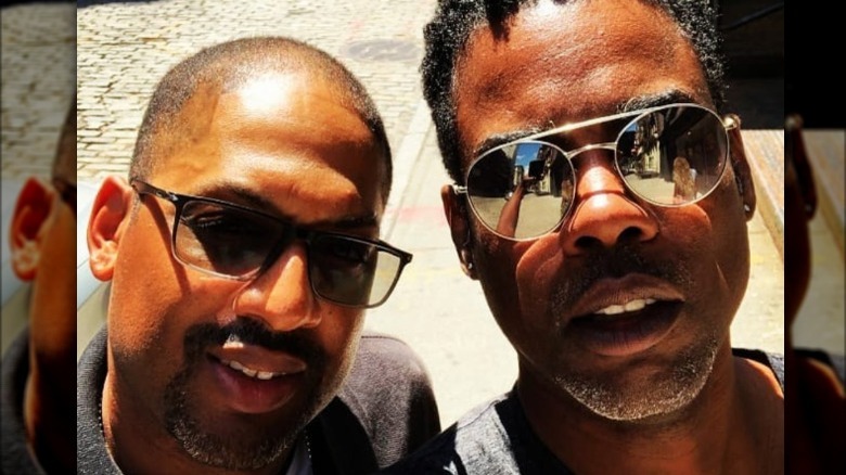 Chris and Kenny Rock in New York City