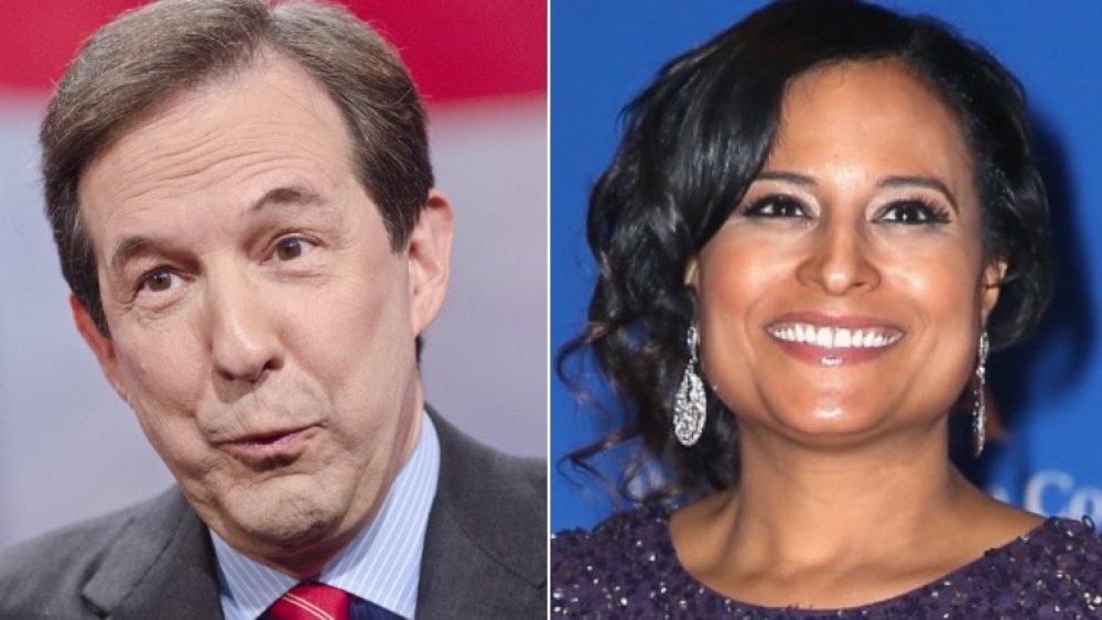 Chris Wallace and Kristen Welker