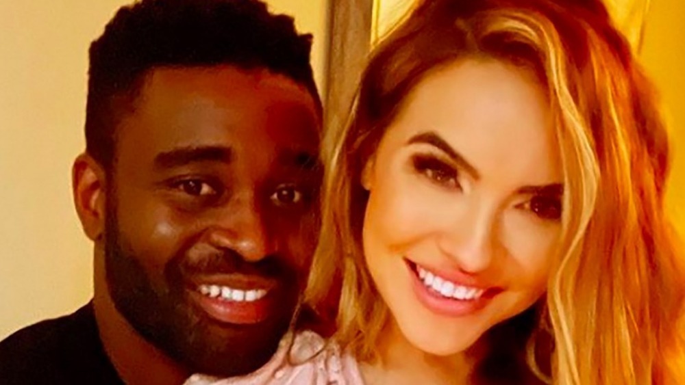 Keo Motsepe and Chrishell Stause posing for a selfie