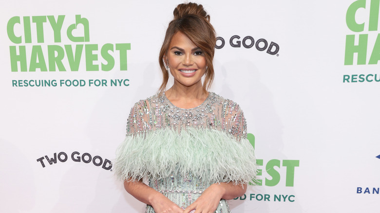 Chrissy Teigen on the red carpet