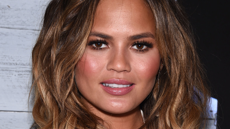 Chrissy Teigen on the red carpet