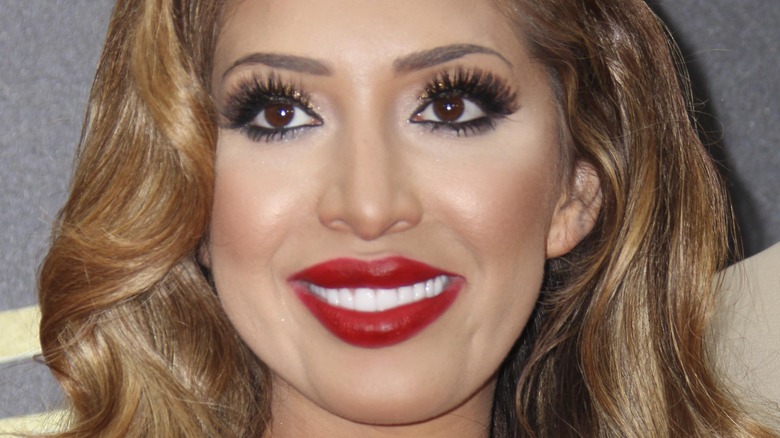 Farrah Abraham smiles on the red carpet