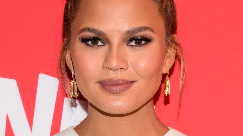 Chrissy Teigen smiling