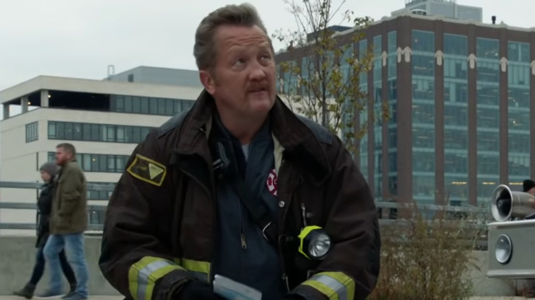 Christian Stolte acting in "Chicago Fire"