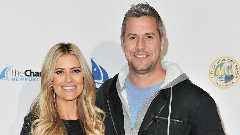 Christina Hall, Ant Anstead smiling