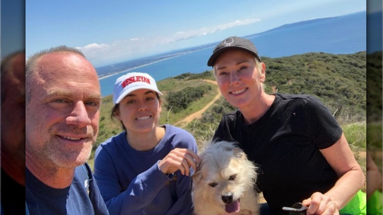 Chris Meloni family selfie with Sophia