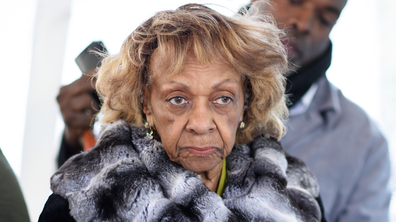 Cissy Houston fur coat