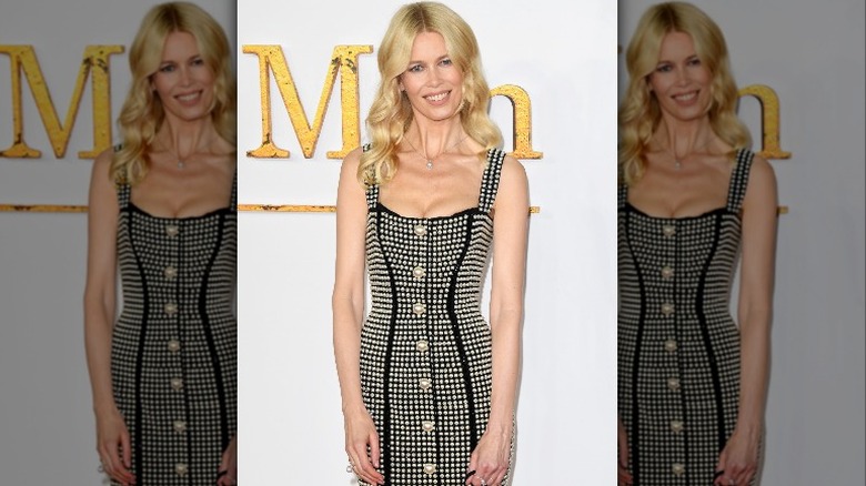 Claudia Schiffer at the premiere of "The King's Man" Dec. 2021