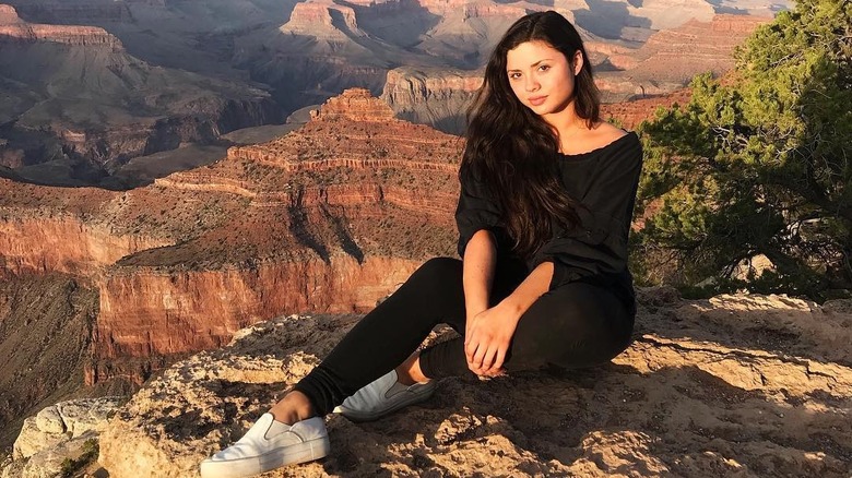 Morgan Eastwood posing at Grand Canyon