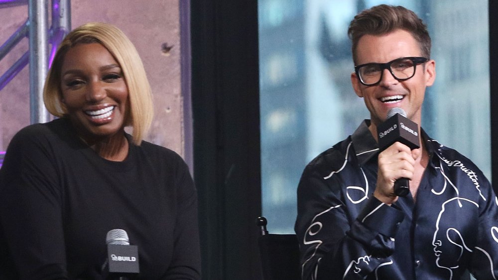 NeNe Leakes and Brad Goreski at E! Studios during New York Fashion Week 2016