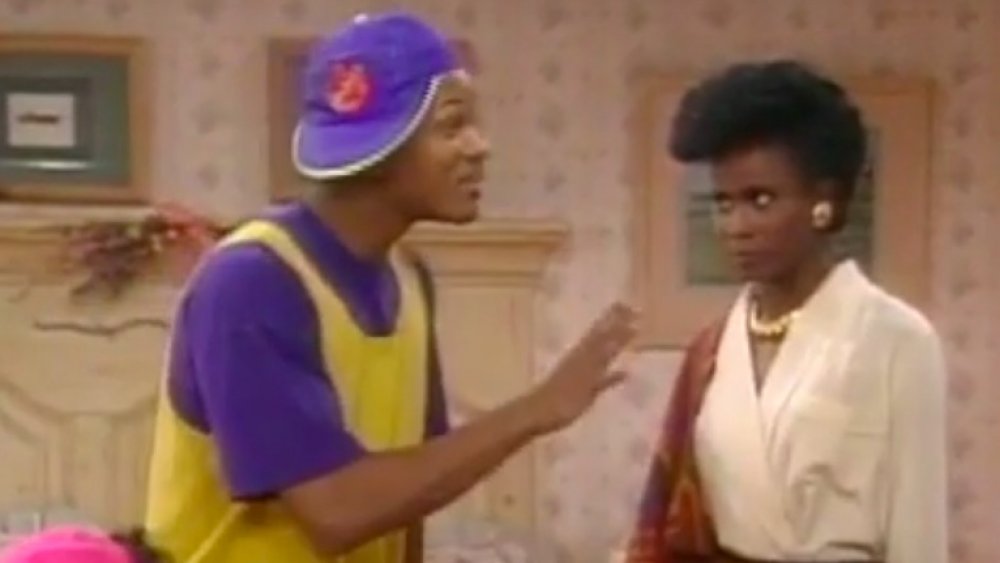 Will Smith and Janet Hubert in Fresh Prince of Bel Air