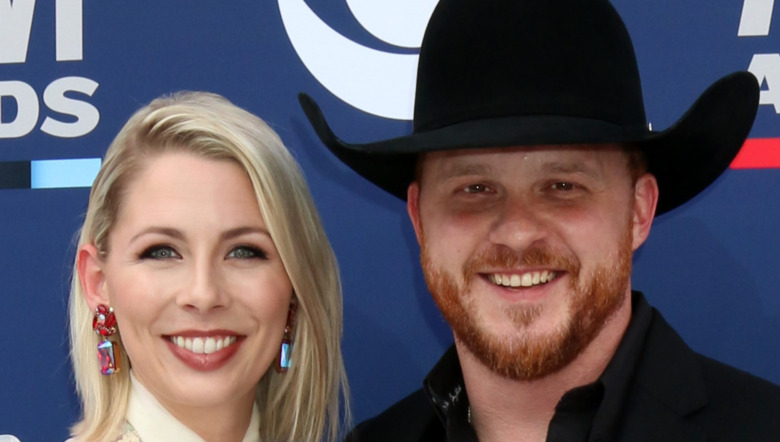 Cody Johnson and wife Brandi Johnson, ACMs red carpet