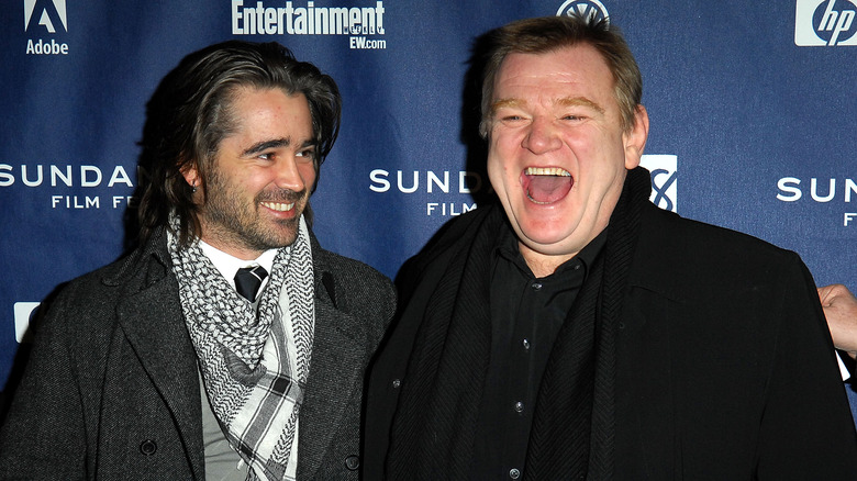 Colin Farrell and Grendan Gleeson at In Bruges premiere at the Sundance Film Festival