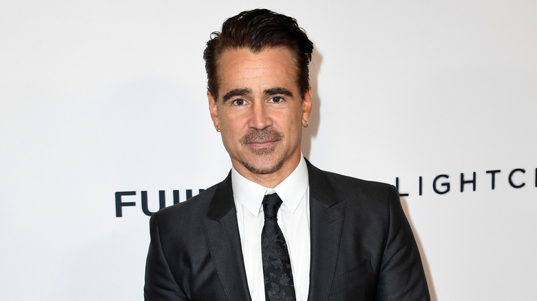 Colin Farrell posing on red carpet in 2024