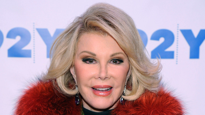 Joan Rivers smiling