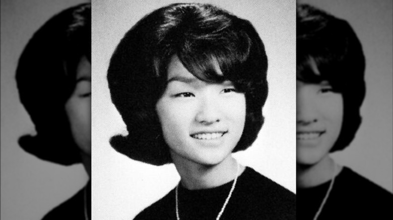 Connie Chung high school yearbook photo