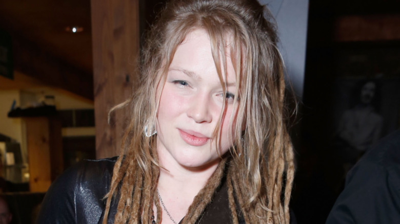 Crystal Bowersox squinting