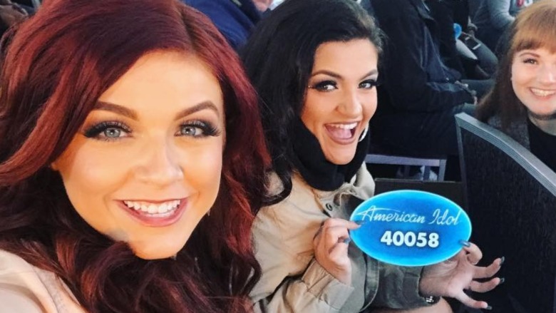 Payton Taylor and Taryn Coccia at their American Idol audition