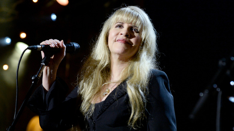 Stevie Nicks performing onstage