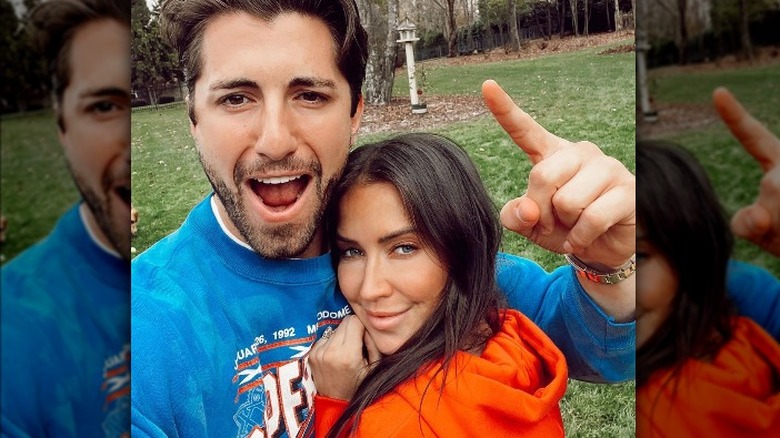 Jason Tartick and Kaitlyn Bristowe smiling