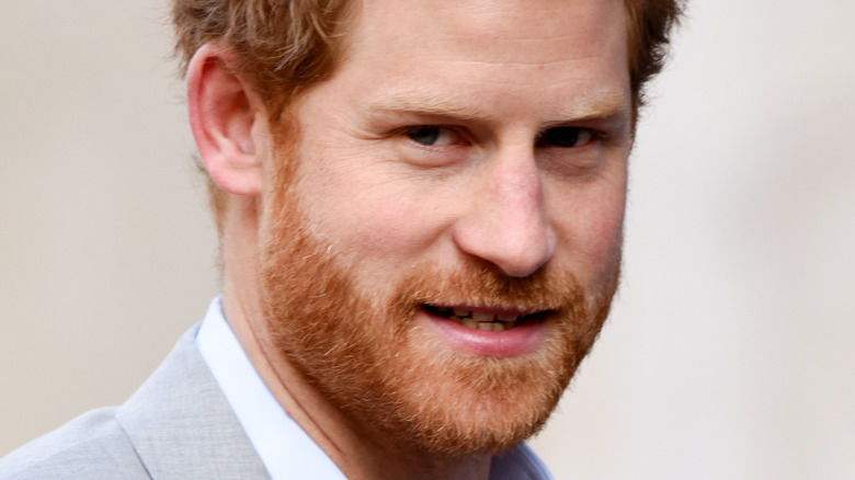 Prince Harry smiling