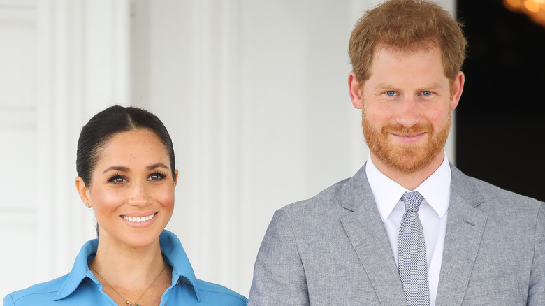 Meghan Markle and Prince Harry at an event 