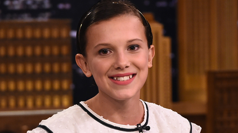 Millie Bobby Brown smiling in 2016