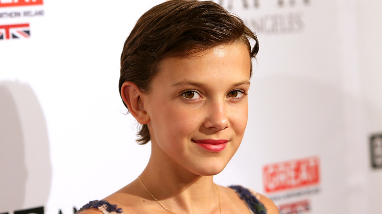 Millie Bobby Brown smiling in 2016