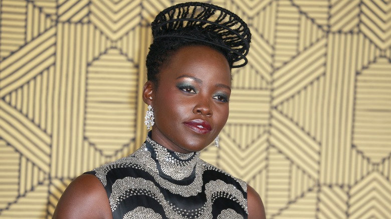 Lupita Nyong'o on a 2022 red carpet