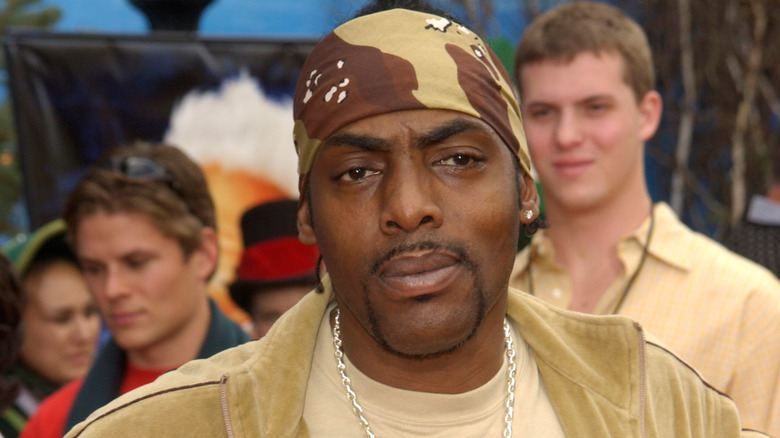 Coolio at a movie premiere