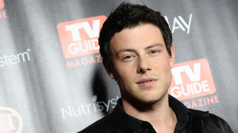 Cory Monteith with neutral expression