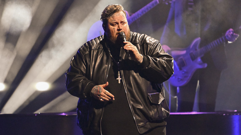 Jelly Roll performing at CMA Awards