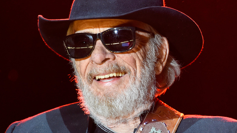 Merle Haggard performing in 2015